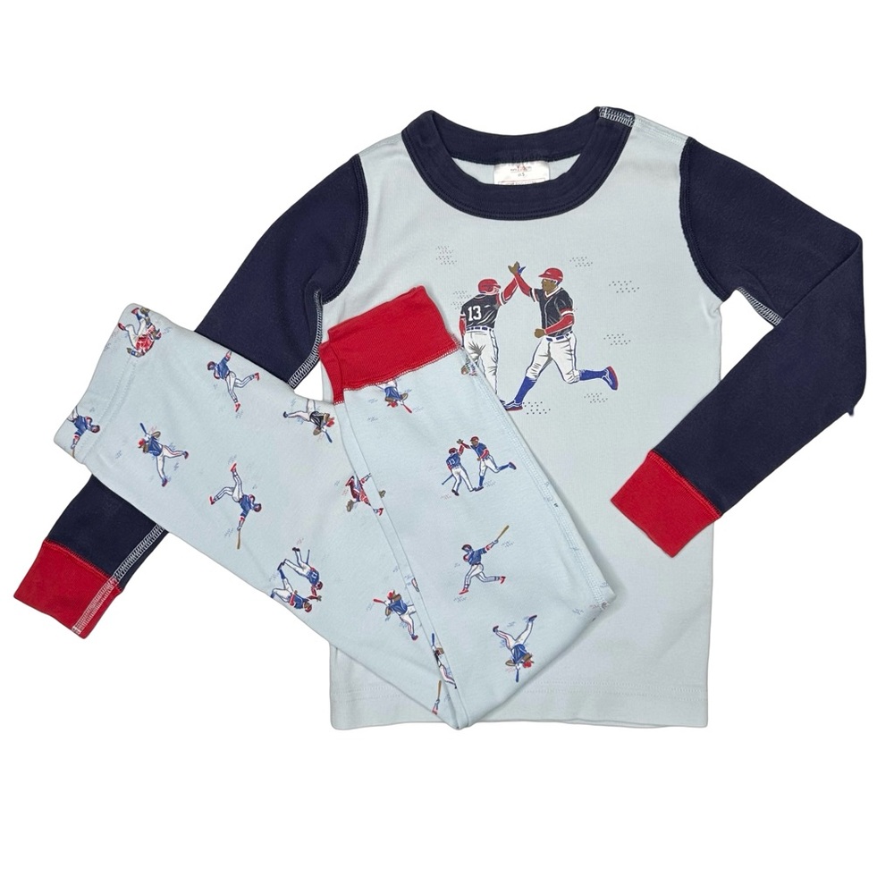 Hanna Andersson Baseball Long Johns‎ Pajamas